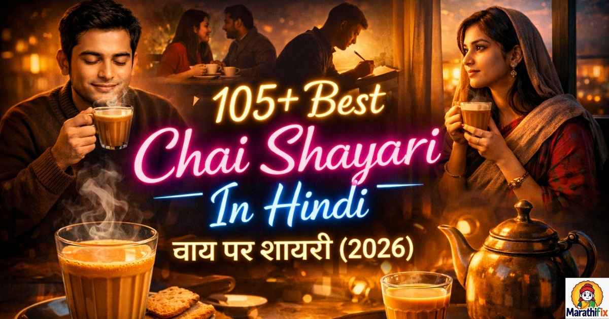 105+Best Chai Shayari In Hindi|चाय पर शायरी (2026)