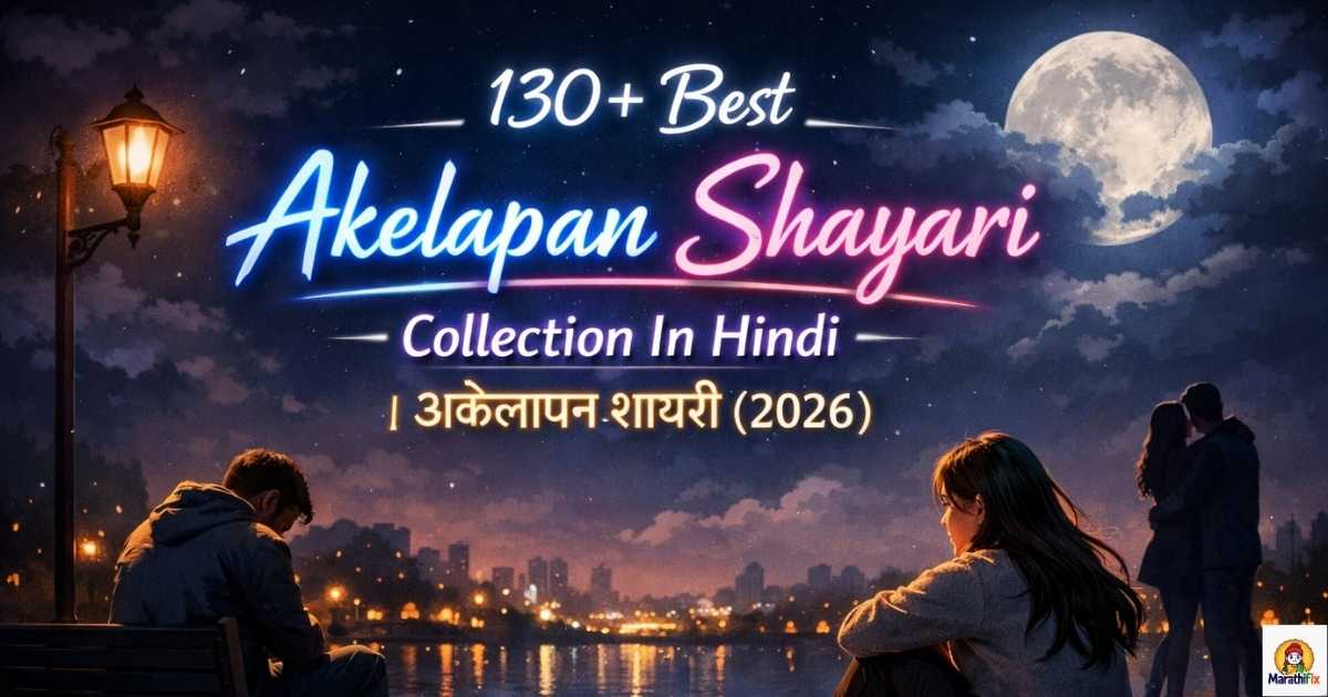 130+ Best Akelapan Shayari Collection In Hindi|अकेलापन शायरी (2026)