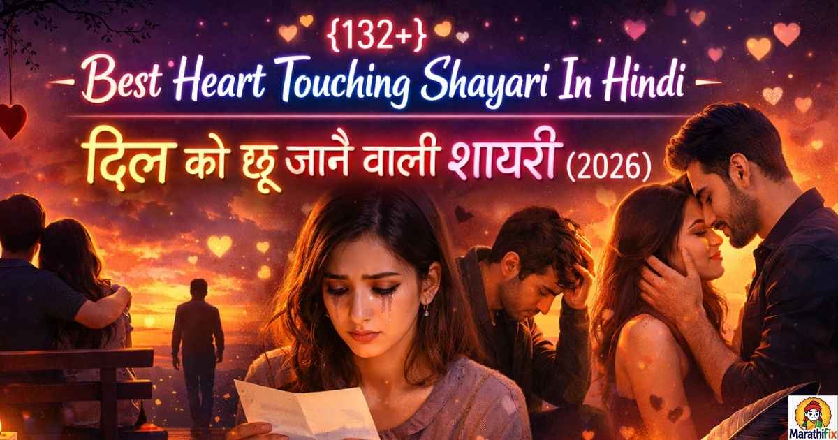 {132+}Best Heart Touching Shayari In Hindi|दिल को छू जाने वाली शायरी (2026)