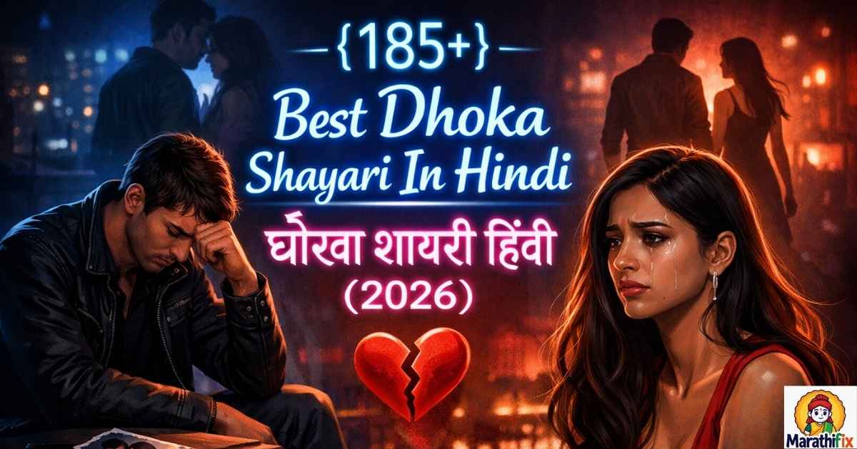 {185+}Best Dhoka Shayari In Hindi| धोखा शायरी हिंदी (2026)