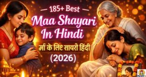 {185+}Best Maa Shayari In Hindi| मां के लिए शायरी हिंदी (2026)