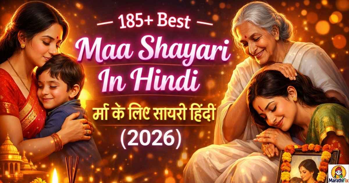 {185+}Best Maa Shayari In Hindi| मां के लिए शायरी हिंदी (2026)