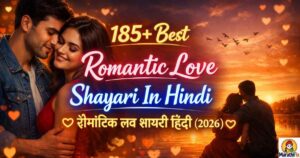 {185}+Best Romantic Love Shayari In Hindi|रोमांटिक लव शायरी हिंदी (2026)