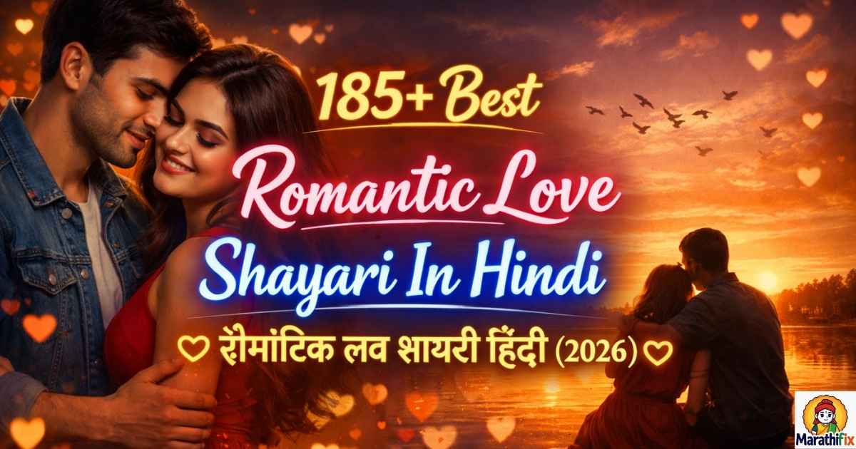 {185}+Best Romantic Love Shayari In Hindi|रोमांटिक लव शायरी हिंदी (2026)