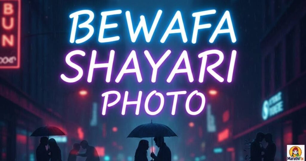 Bewafa Shayari Photo