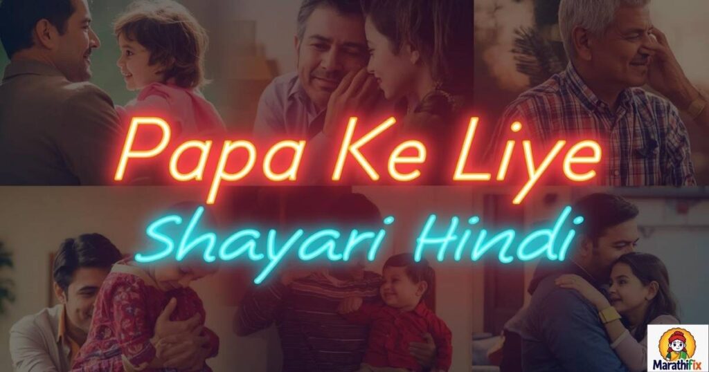 Papa Ke Liye Shayari Hindi