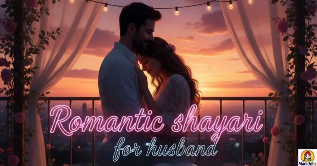 Romantic shayari for husband