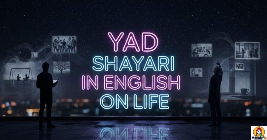 Yaad Shayari in English on Life