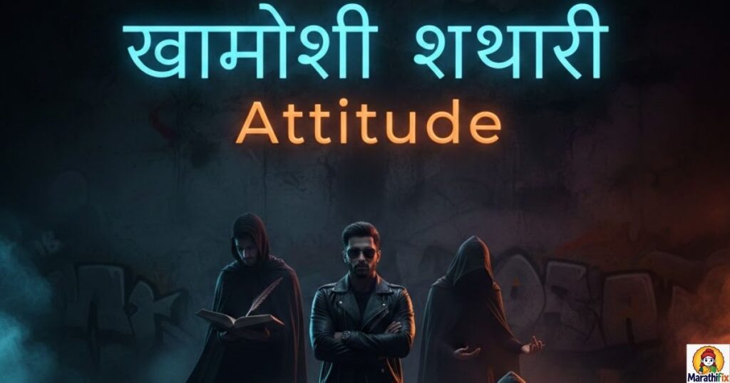 खामोशी शायरी Attitude