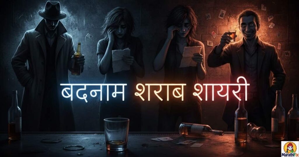 बदनाम शराब शायरी