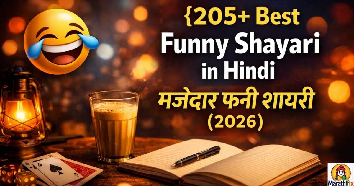 205+ Best Funny Shayari in Hindi | मजेदार फनी शायरी (2026)