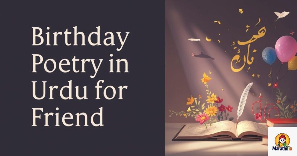 Birthday Poetry in Urdu for Friend