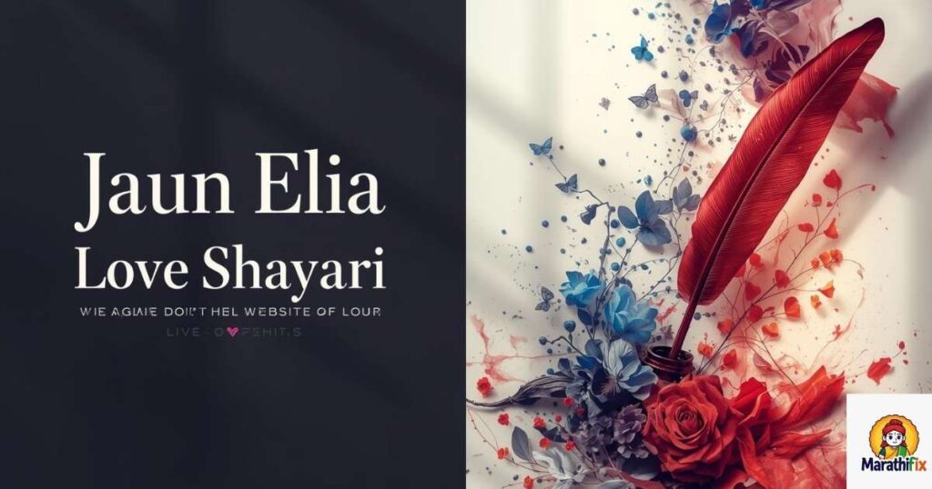 Jaun Elia Love Shayari