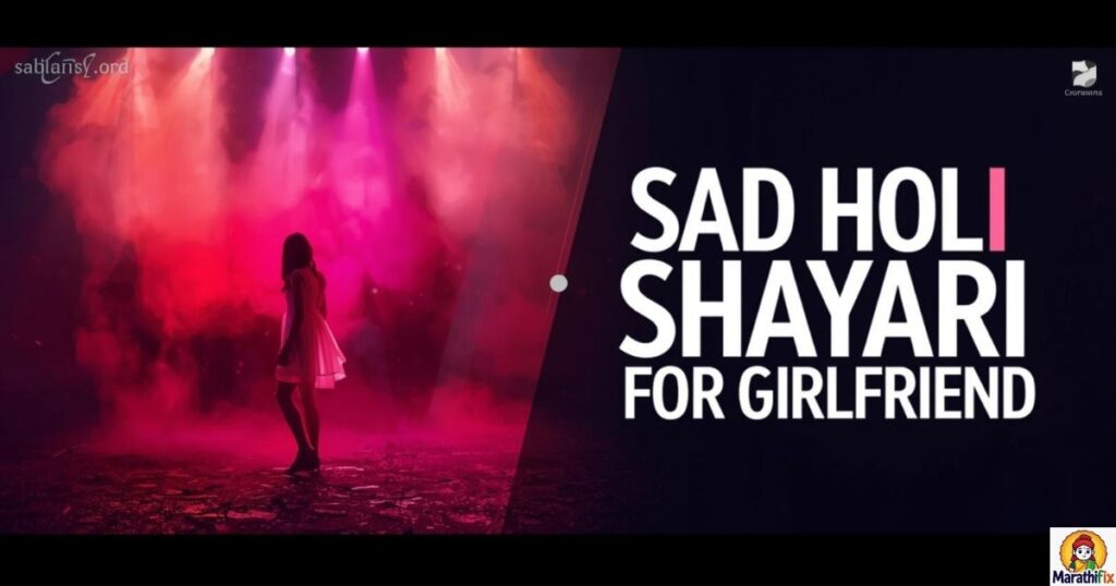 Sad Holi Shayari For Girlfriend