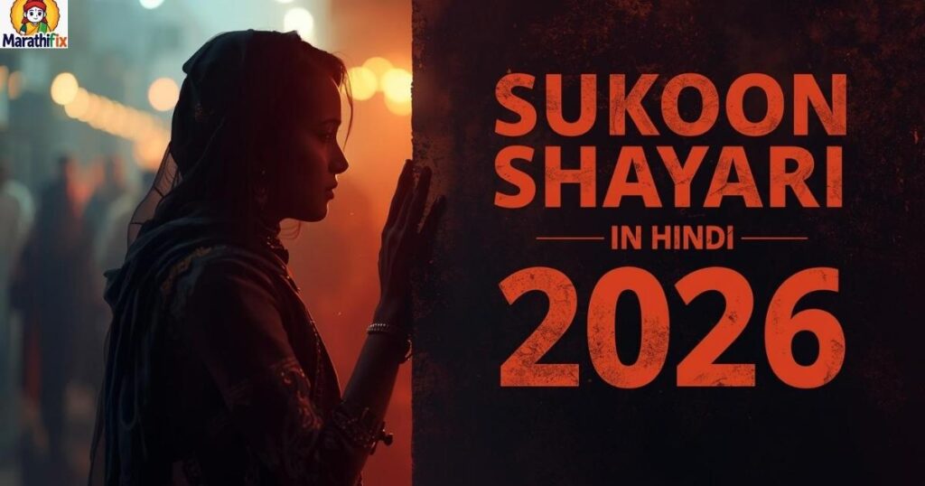 Sukoon Shayari in Hindi 2026