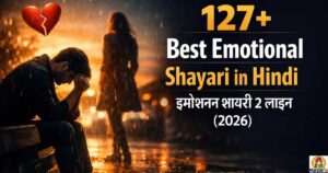 127+ Best Emotional Shayari in Hindi | इमोशनल शायरी 2 लाइन (2026)