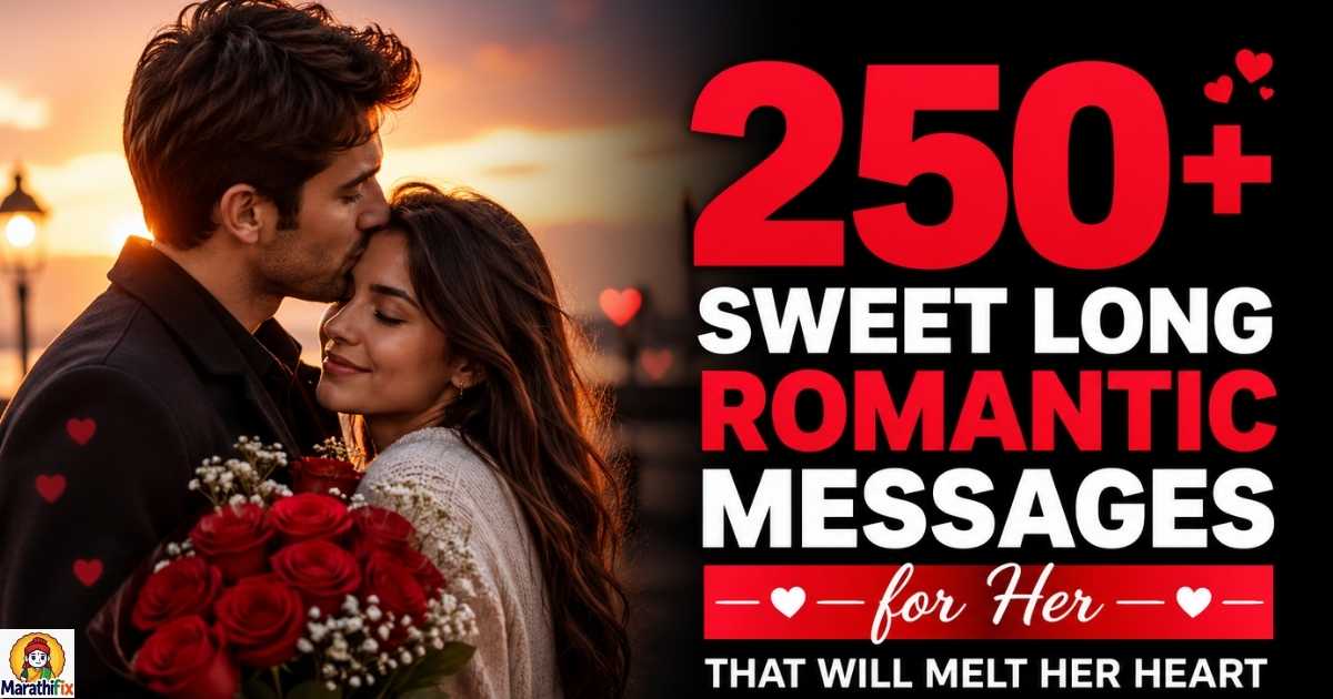 250+ Sweet Long Romantic Messages for Her That Will Melt Her Heart 2026