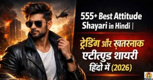 555+ Best Attitude Shayari in Hindi | ट्रेंडिंग और ख़तरनाक एटीट्यूड शायरी हिंदी में (2026)