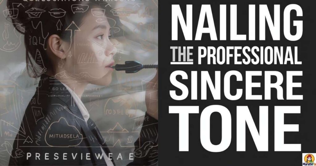 Nailing the Professional and Sincere Tone