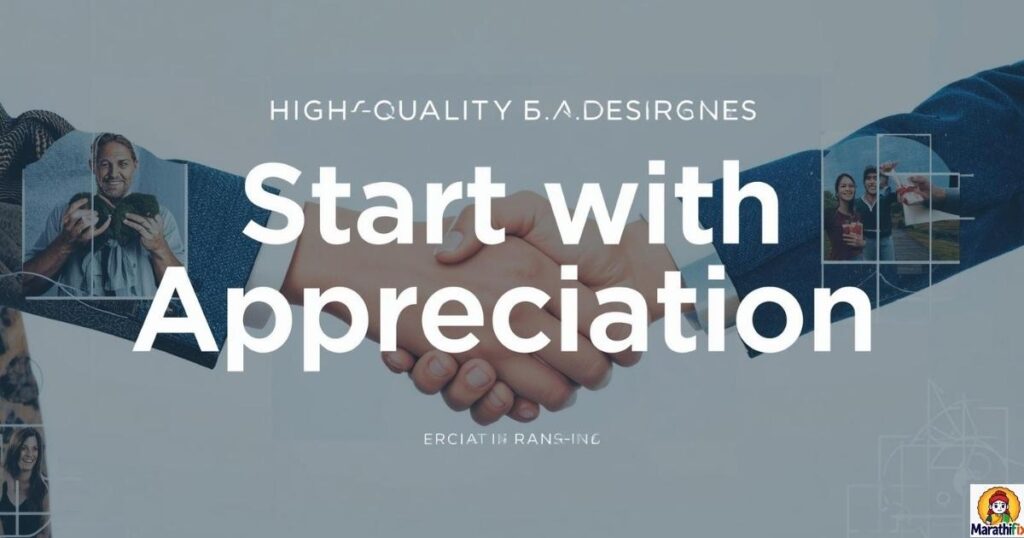 Start With Appreciation