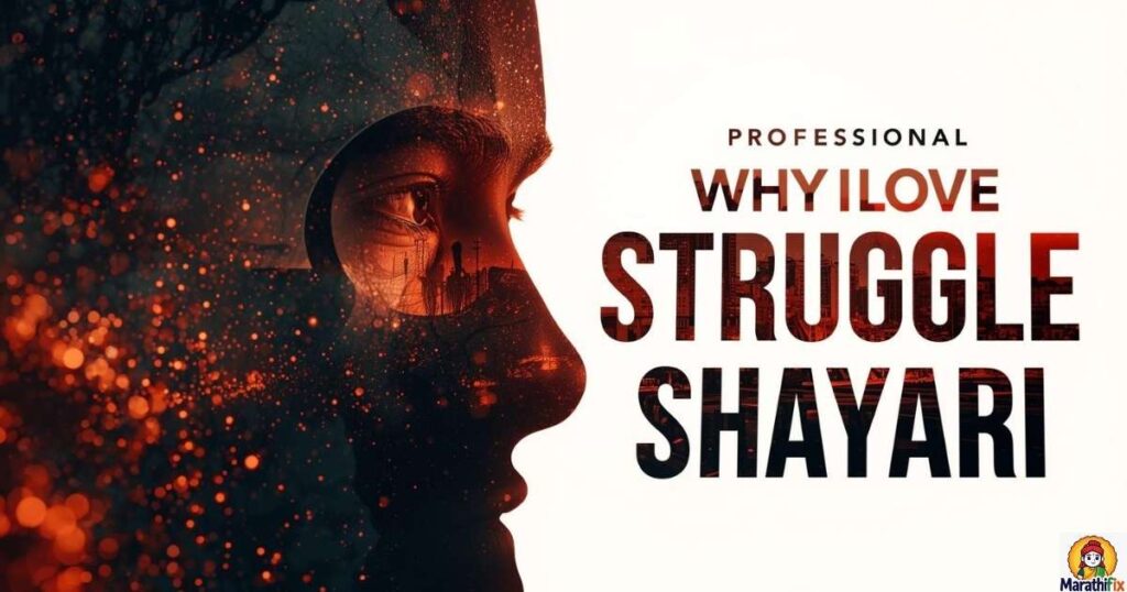Why I Love Struggle Shayari