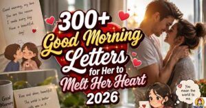 300+ Good Morning Letters for Her to Melt Her Heart 2026