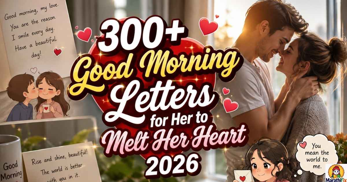 300+ Good Morning Letters for Her to Melt Her Heart 2026