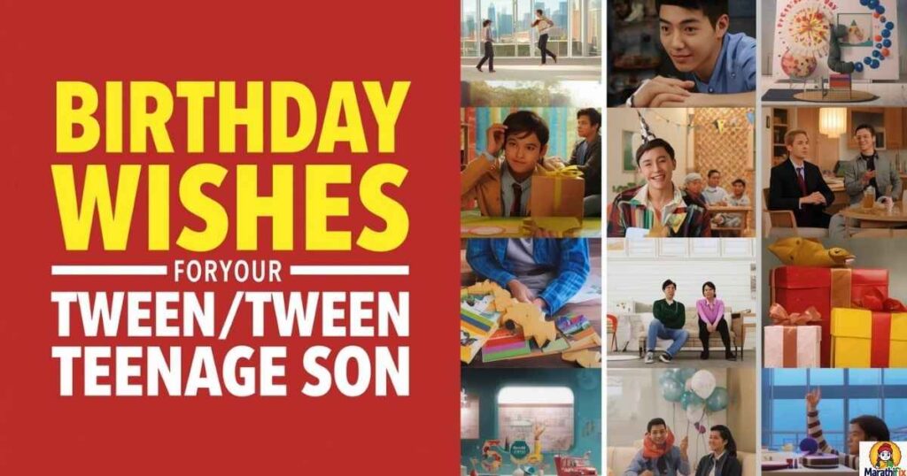 Birthday Wishes for Your Tween/Teenage Son