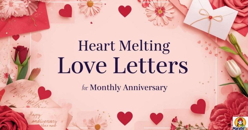 Heart Melting Love Letters for Monthly Anniversary