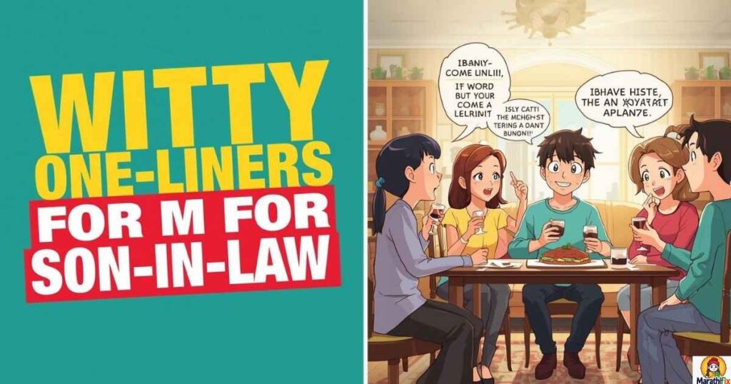 Witty One-Liners for Son-in-Law