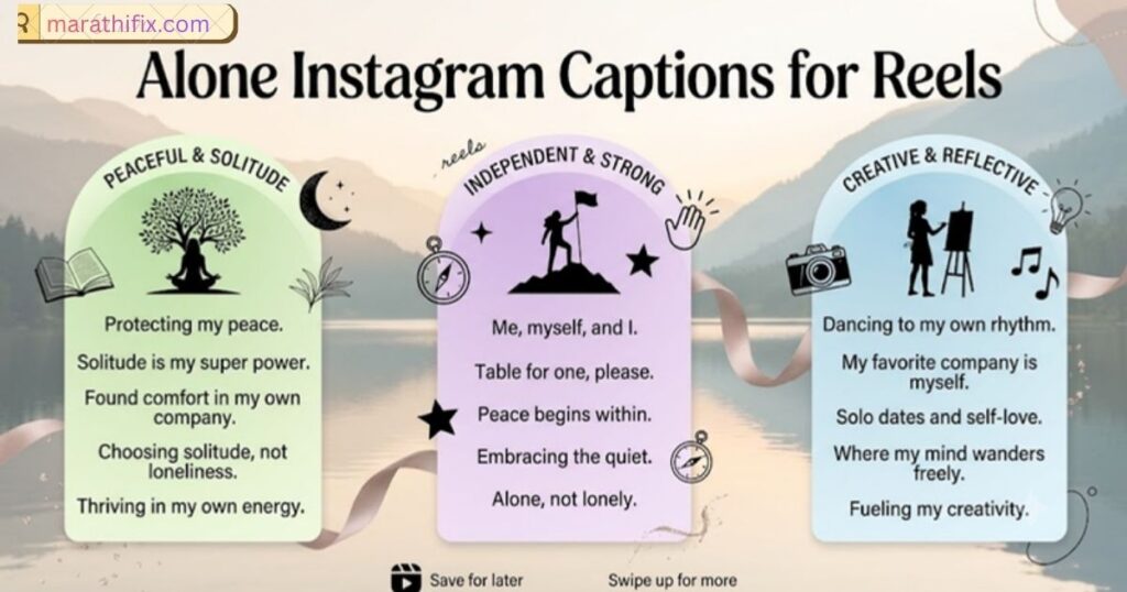 Alone Instagram Captions for Reels