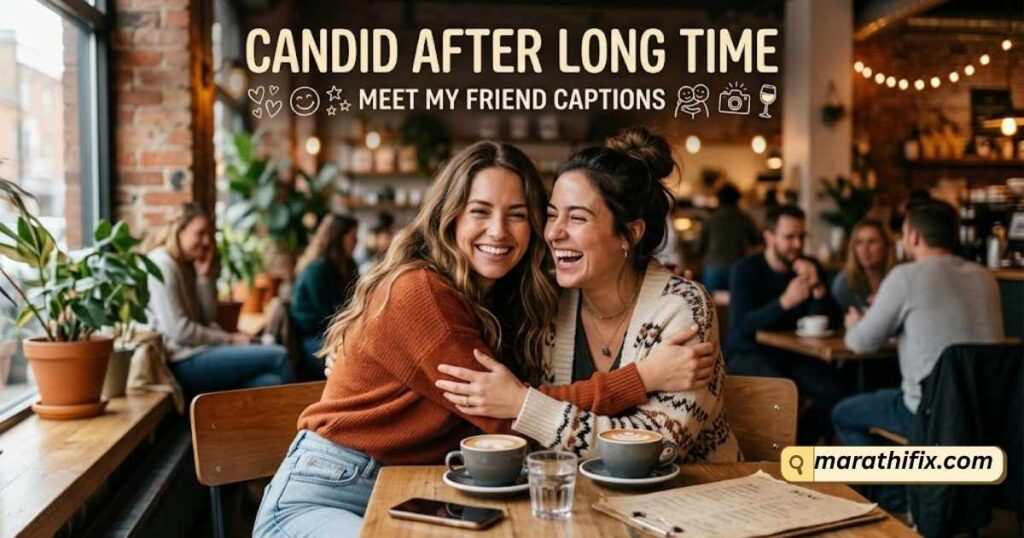 Candid After Long Time Meet My Friend Captions