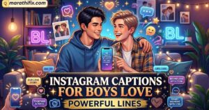 Instagram Captions for Boys Love | Powerful Lines 2026