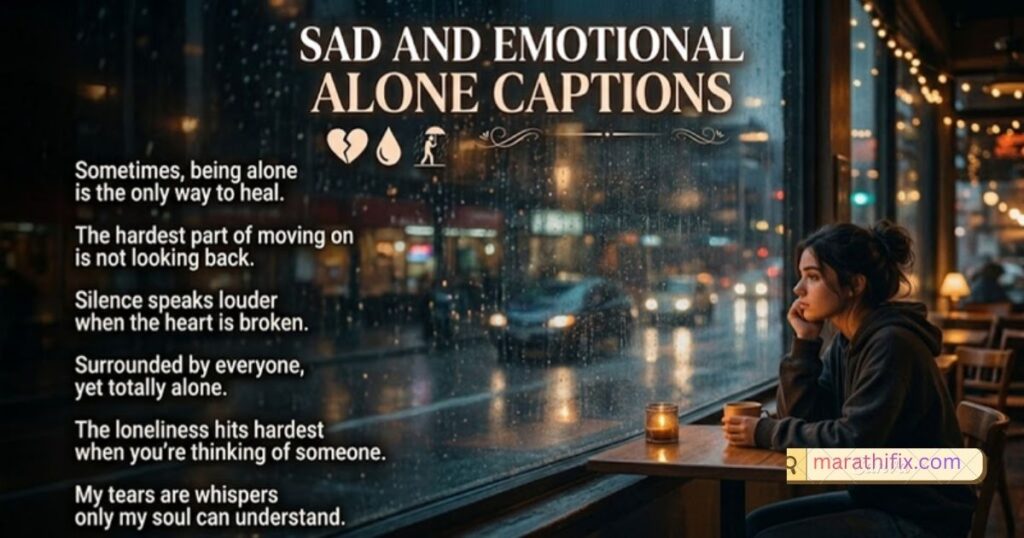 Sad And Emotional Alone Captions