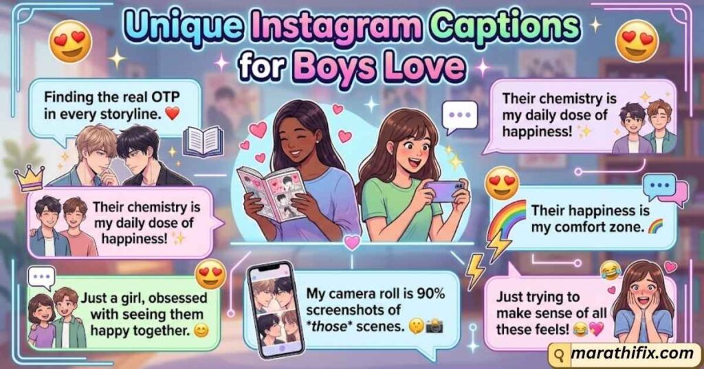 Unique Instagram Captions for Boys Love 