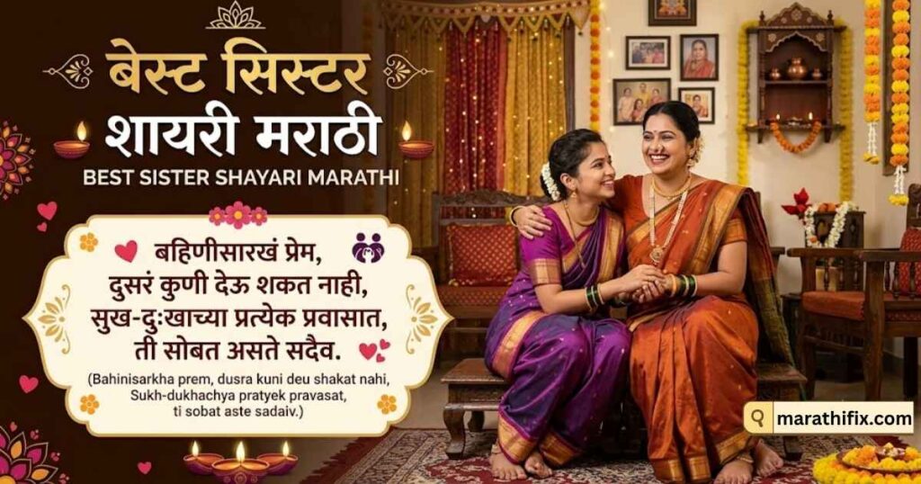 Best Sister Shayari Marathi
