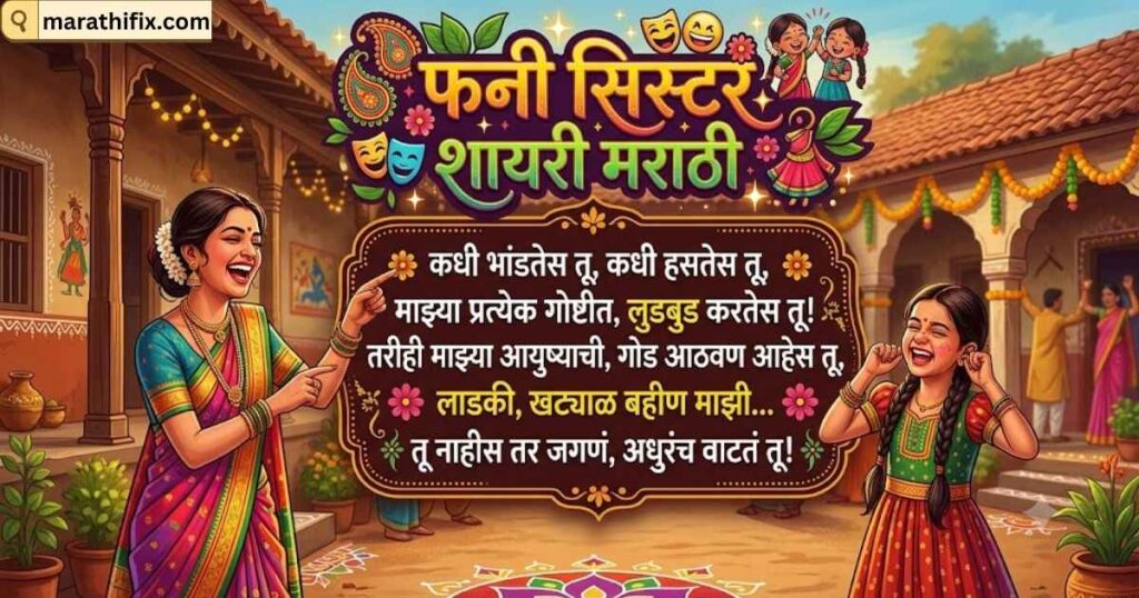 Funny Sister Shayari Marathi