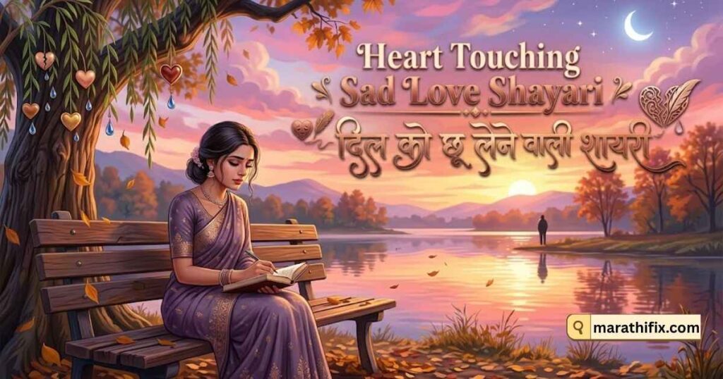 Heart Touching Sad Love Shayari (दिल को छू लेने वाली शायरी)